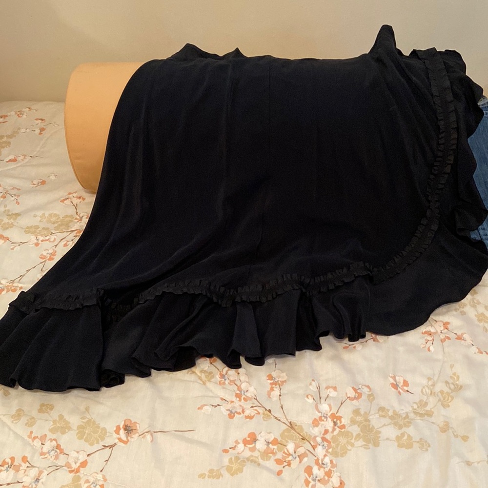 Ruffle wrap around skirt
